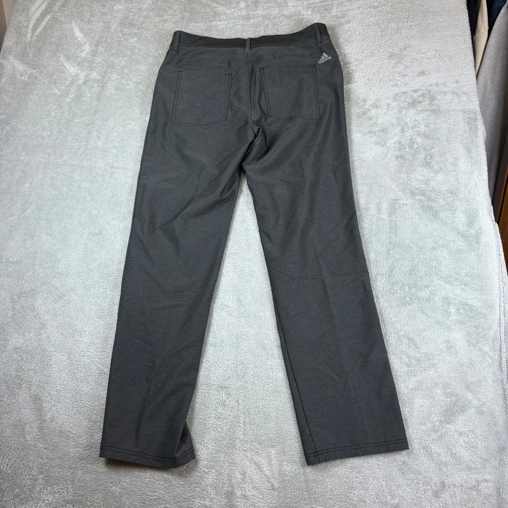 Adidas Pants Men 32x32 Ultimate360 Golf Straight Leg Grey Stretch Active